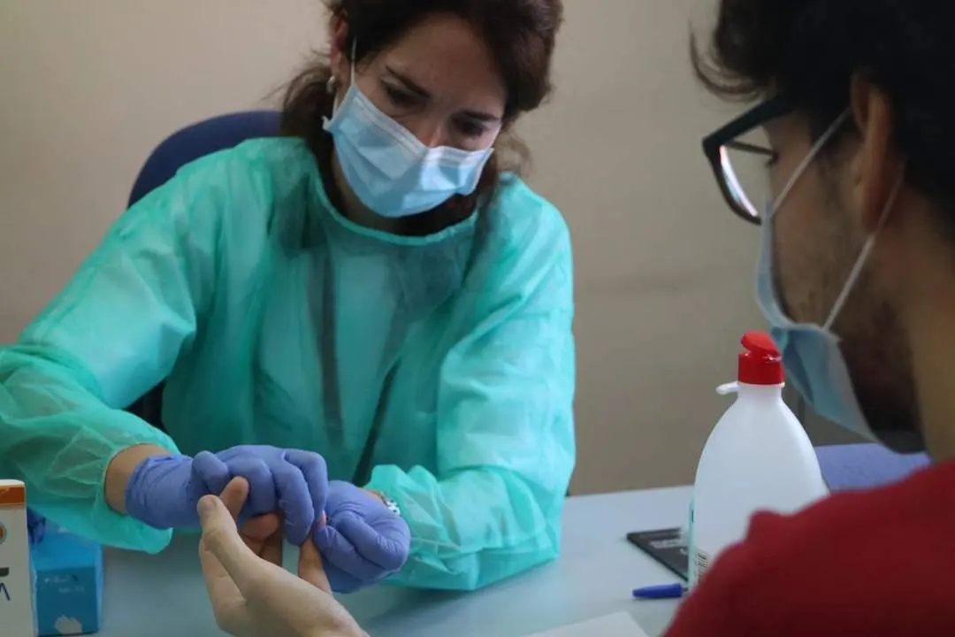 Test del coronavirus. - E. P.