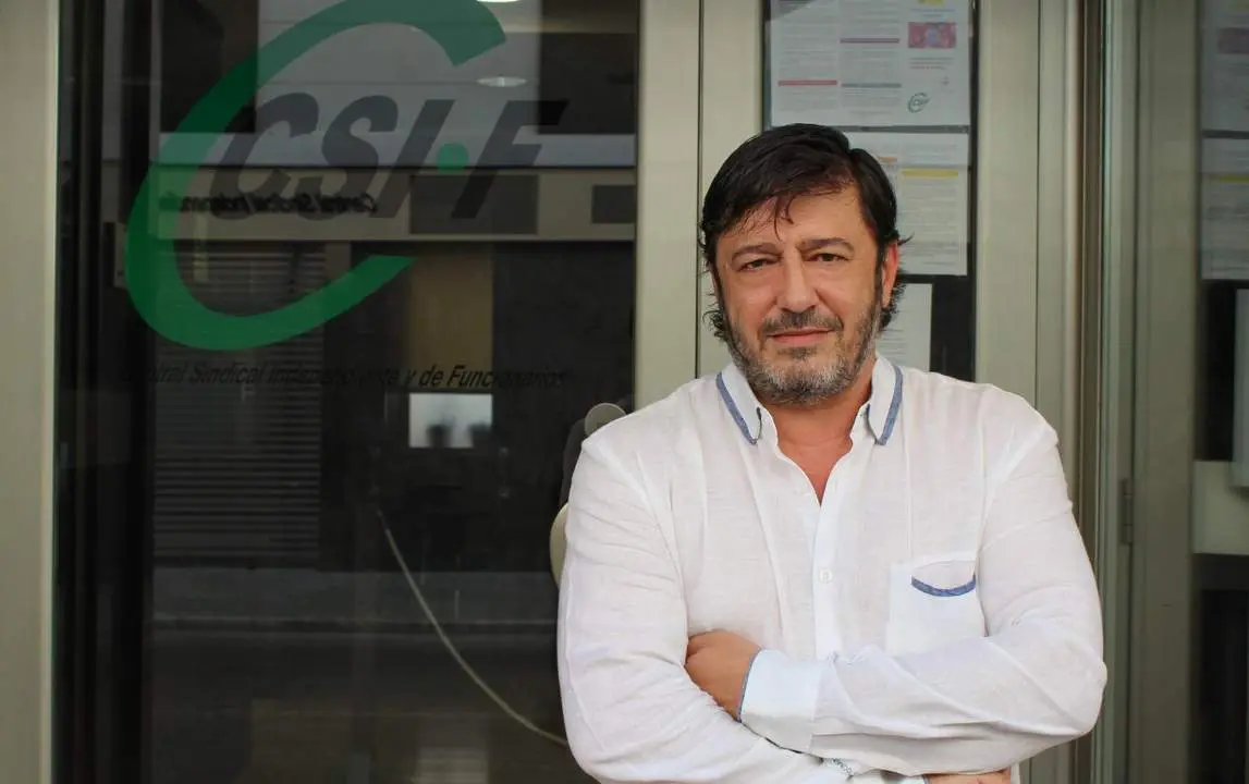 Juan Carlos Pedrosa, presidente del sindicato CSIF - CSIF