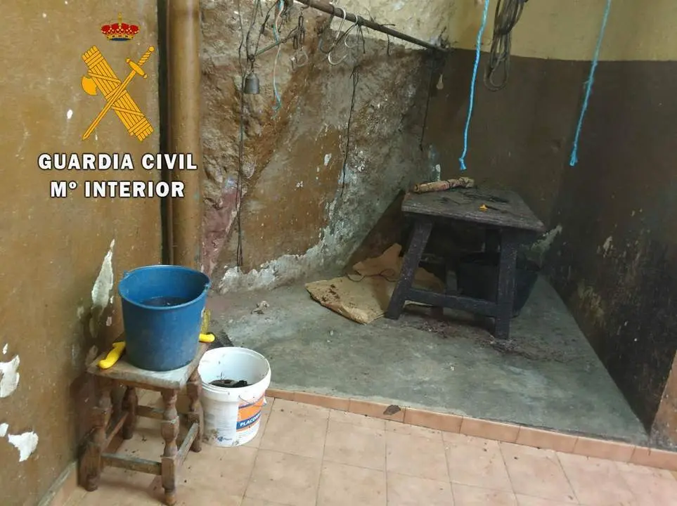 La Guardia Civil precinta un matadero clandestino en Berja (Almer&iacute;a) e investiga a tres personas - Guardia Civil