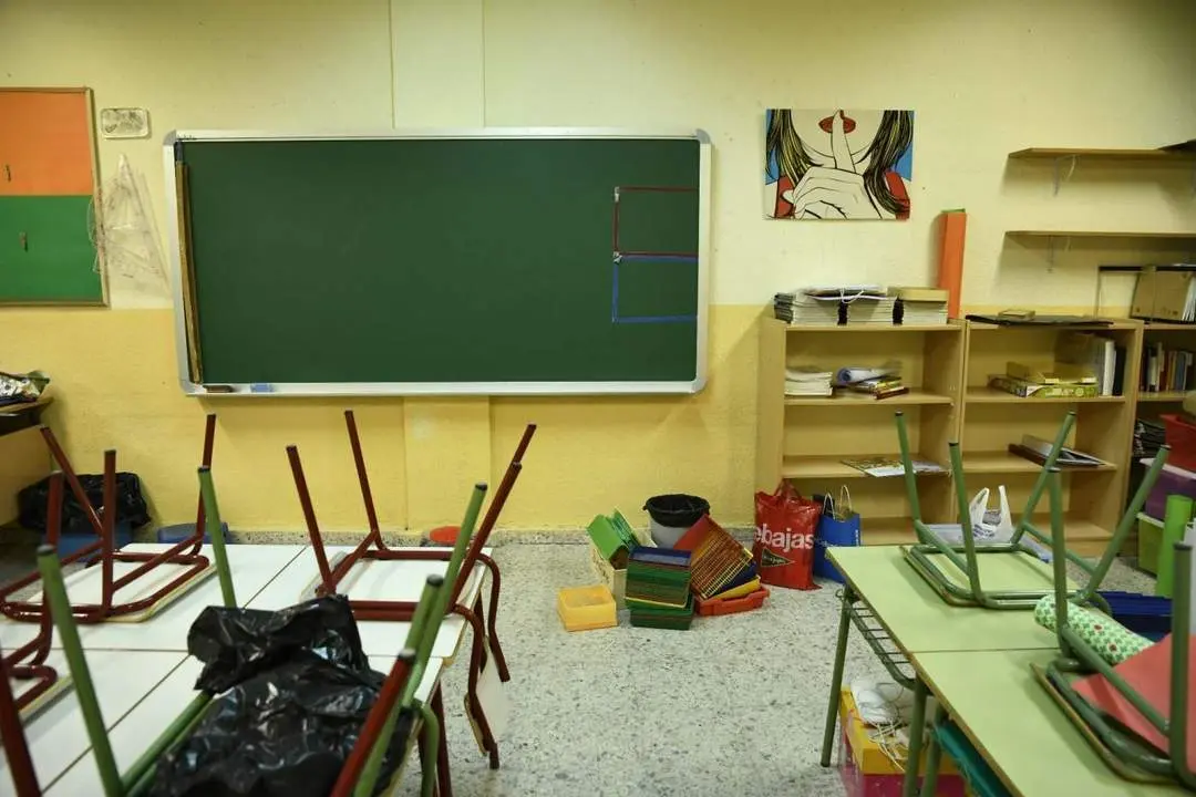 Imagen de archivo de un aula. - Viva Ja&eacute;n.