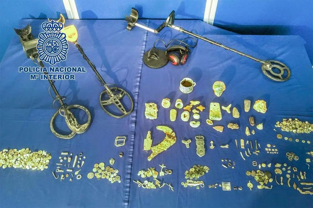 Las piezas expoliadas - Polic&iacute;a Nacional