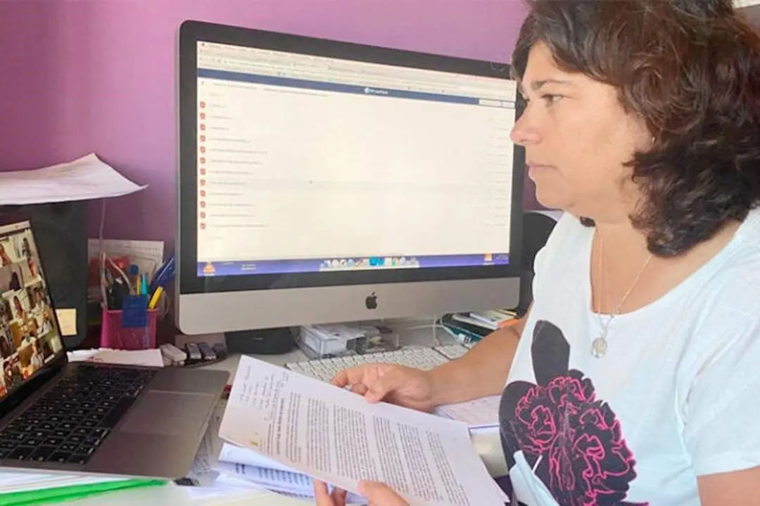 Carmen &Aacute;lvarez, diputada provincial de IU y portavoz de este partido en Sanl&uacute;car - A. I.