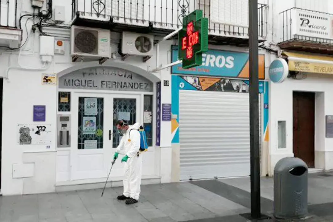 Operario en el centro de la ciudad - A. I.
