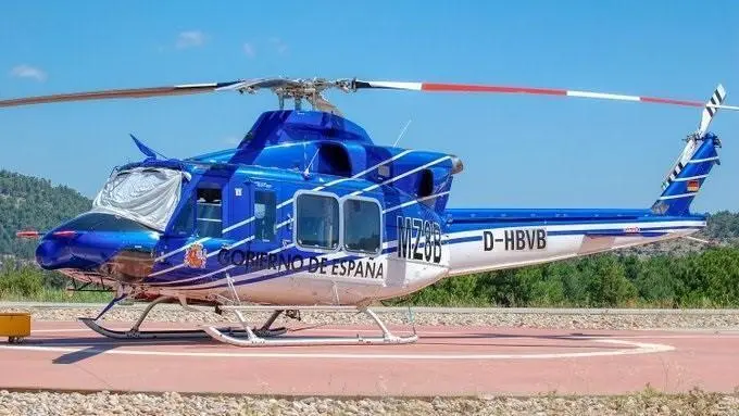 Helic&oacute;ptero de la BRIF. - Ministerio