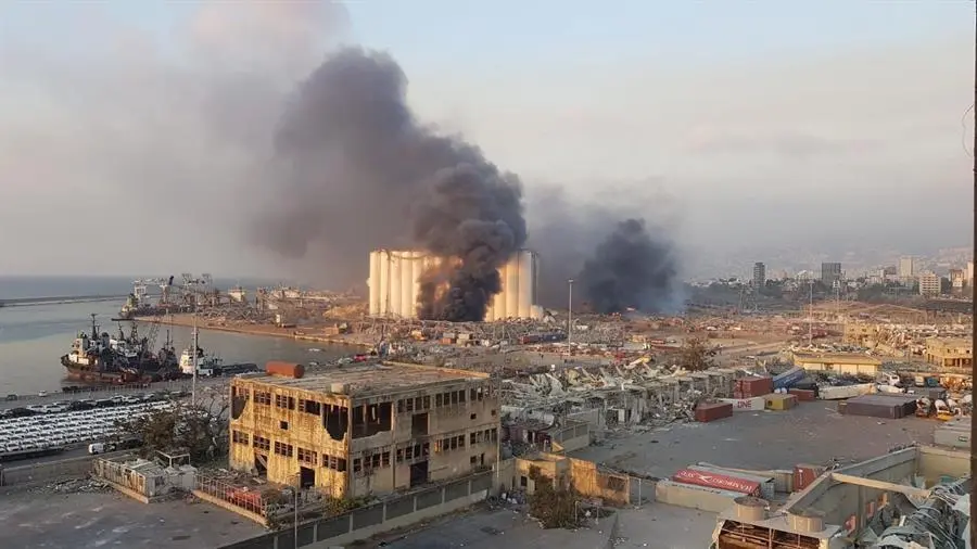 Zona de la explosi&oacute;n. - EFE