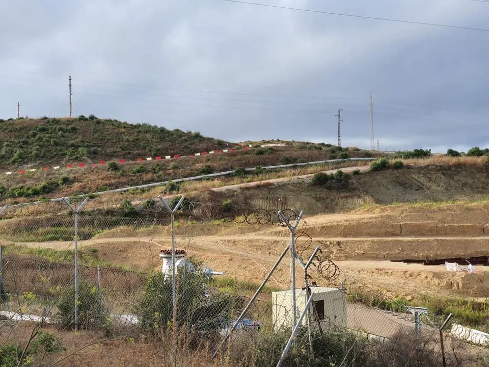 Zona de los movimientos de tierra. - A. I.