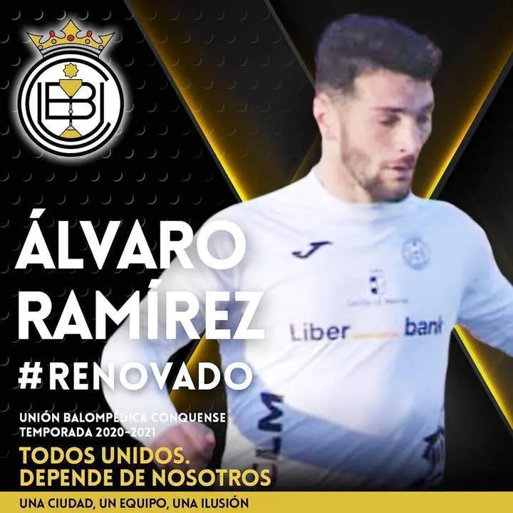 El Conquense anunci&oacute; la renovaci&oacute;n del sanluque&ntilde;o &Aacute;lvaro Ram&iacute;rez - Conquense