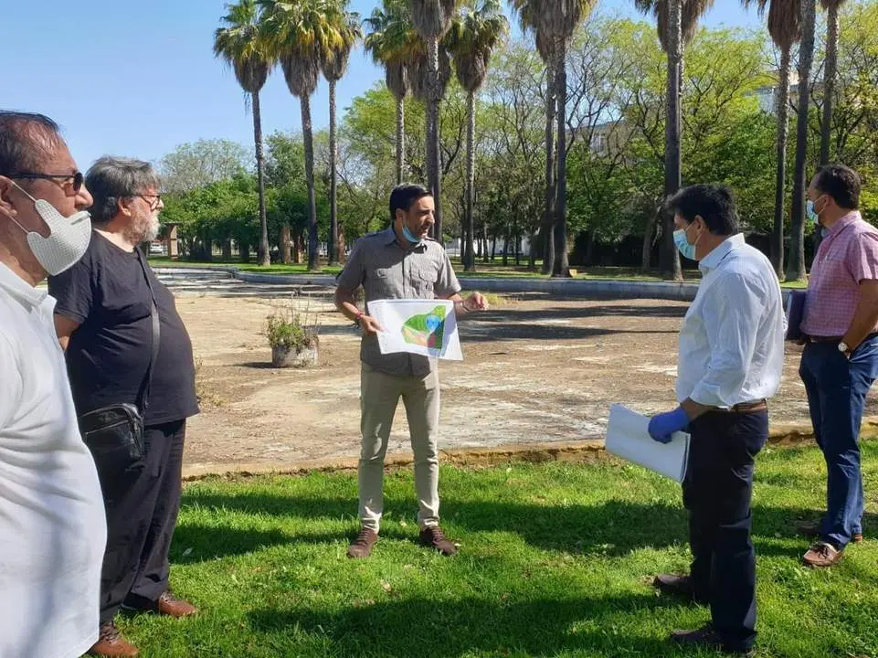 Jos&eacute; Antonio D&iacute;az, en el parque de La Plata.  - Andaluc&iacute;a Informaci&oacute;n