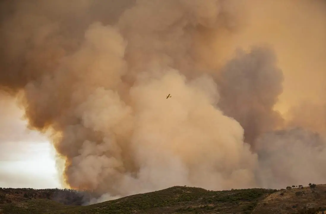 Incendio de Almonaster la Real. - eP