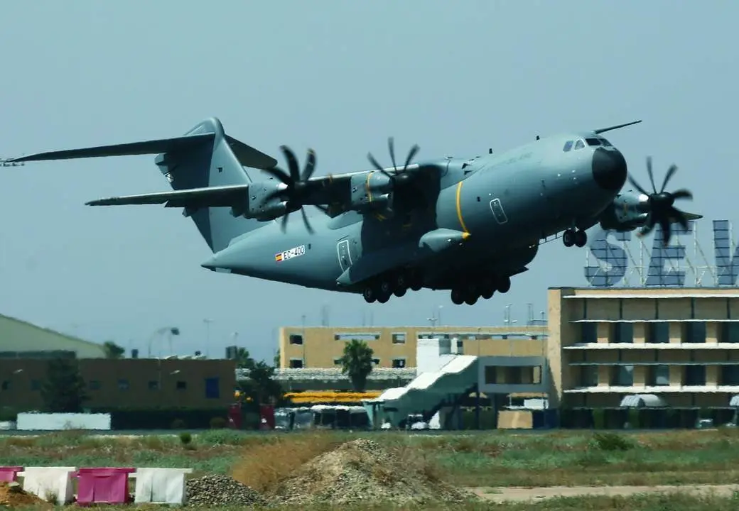 El primer A400m del Ej&eacute;rcito espa&ntilde;ol. - Archivo