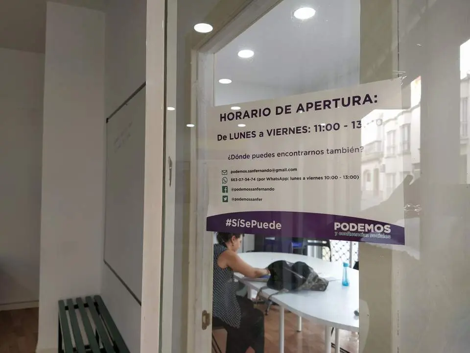 Sede de Podemos en San Fernando. - 
