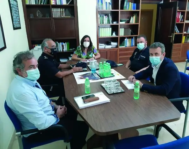 En la reuni&oacute;n de coordinaci&oacute;n, en la Subdelegaci&oacute;n. - Viva Ja&eacute;n.