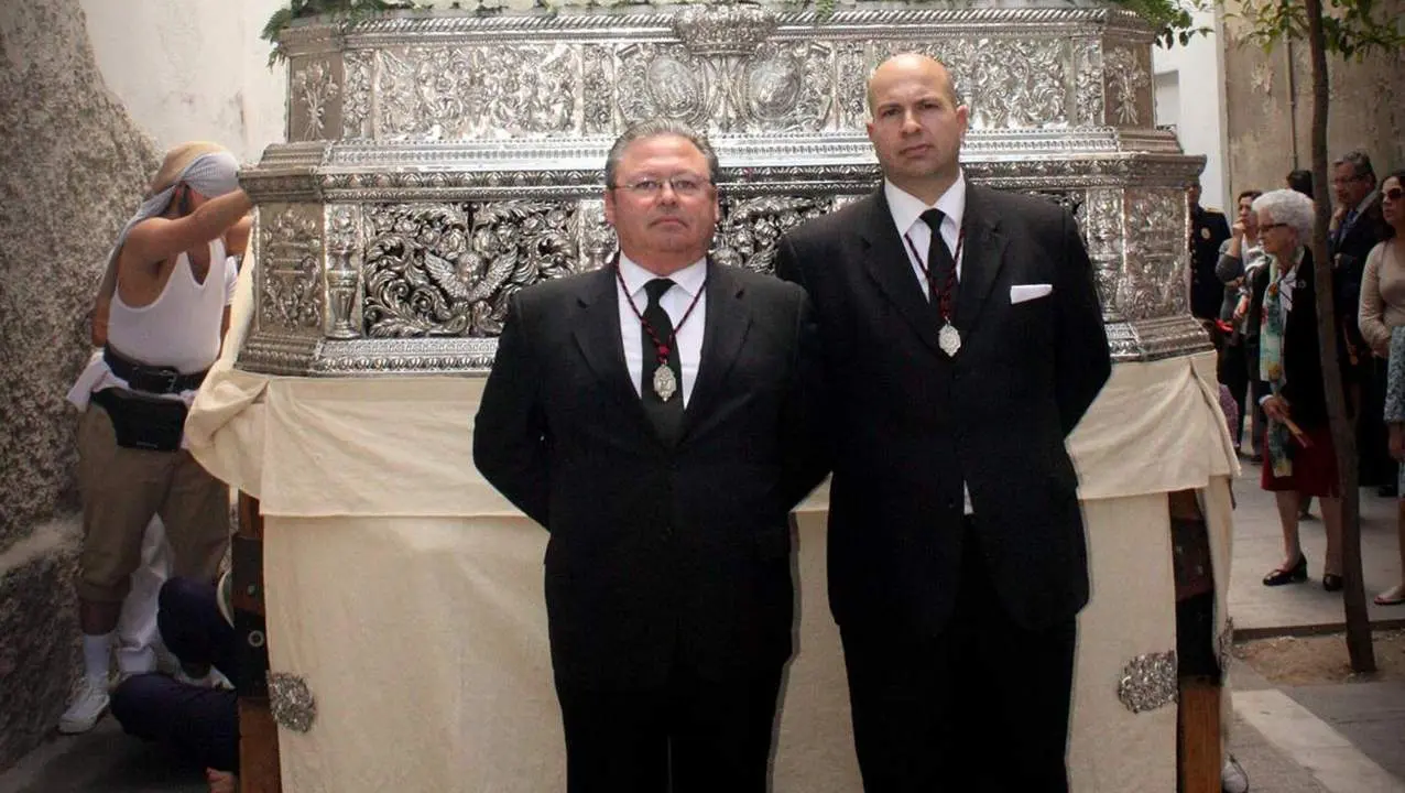 Yesa, a la izquierda, junto a su auxiliar Jos&eacute; Manuel Aparicio.  - Andaluc&iacute;a Informaci&oacute;n