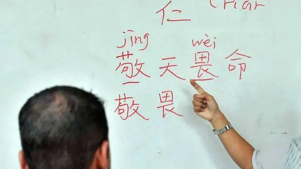 Clases de chino. - EFE