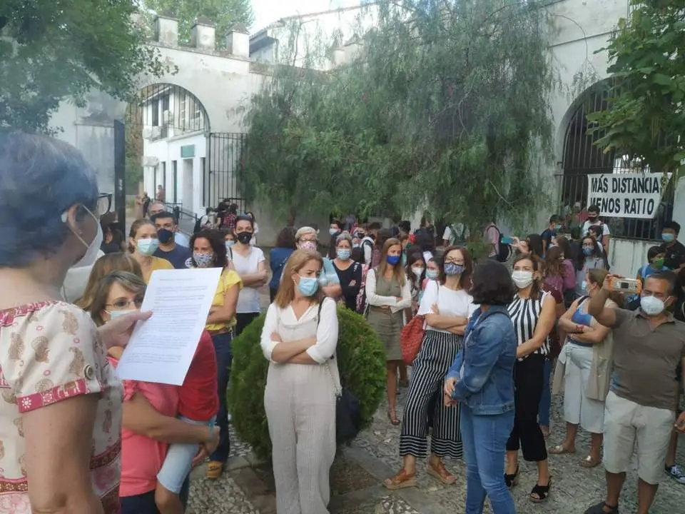 Protesta en Aracena. - VH