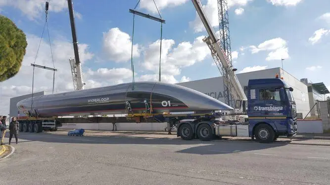 El tren supers&oacute;nico en el que participa la empresa.  - Airtificial