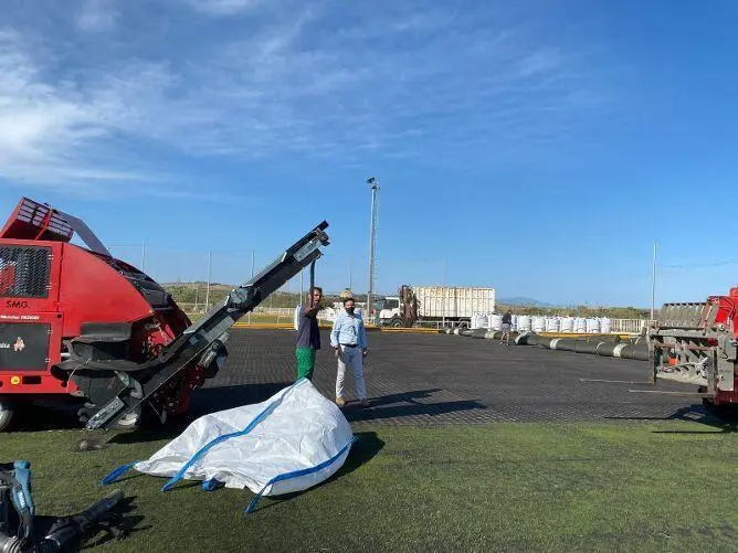 Sustituci&oacute;n del c&eacute;sped en La Menacha. - AI