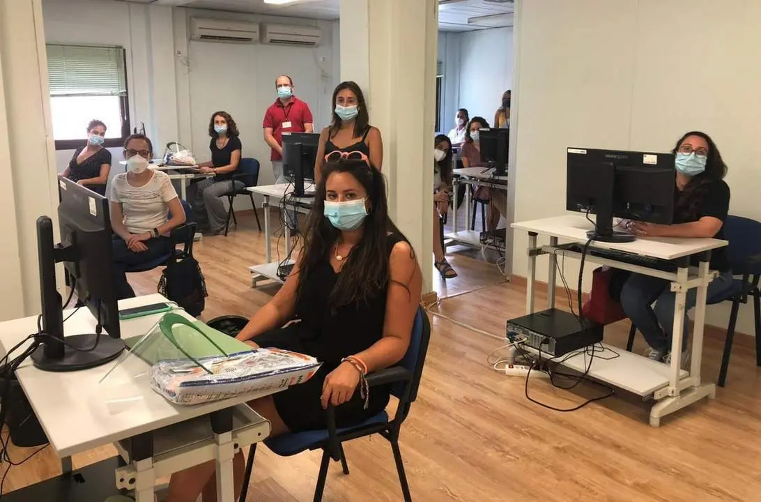 Uno de los espacios de trabajo de los equipos de enfermeros de enlace con los colegios. - Cedida