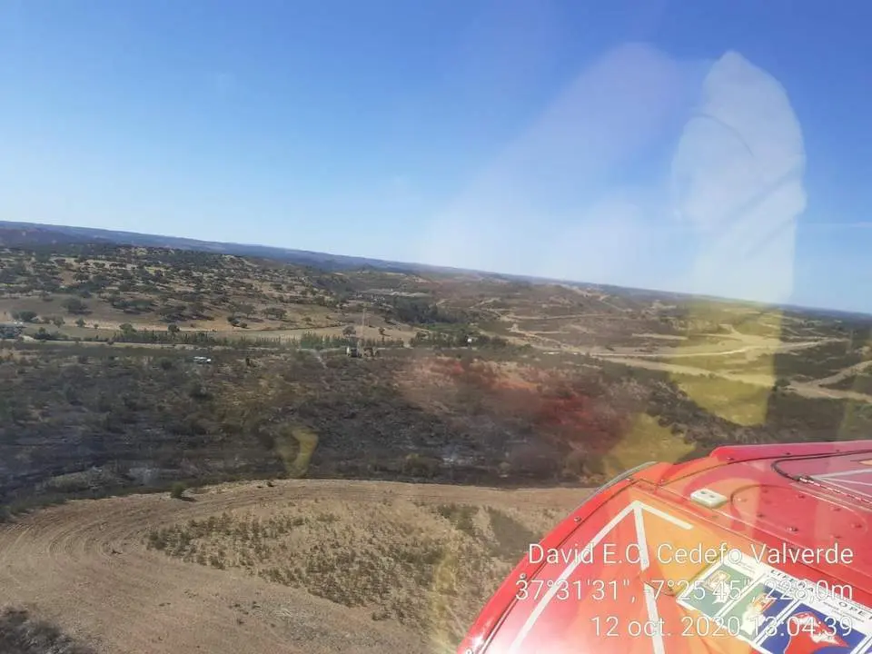 Incendio en El Granado. - INFOCA