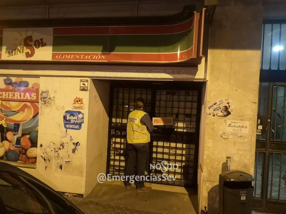 Establecimiento clausurado. - Emergencias Sevilla