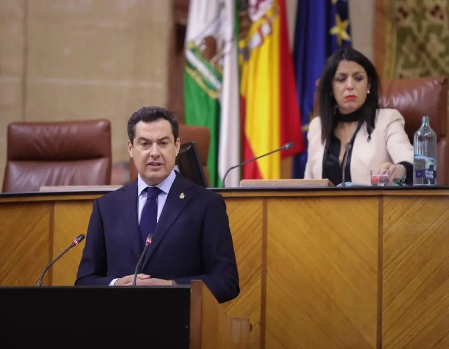 Moreno en el Parlamento. - Europa Press