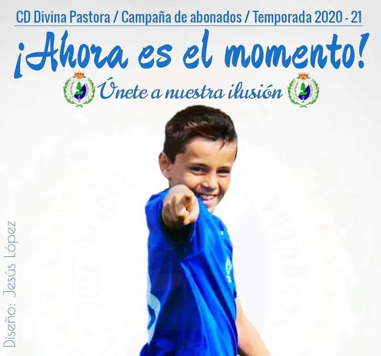 Parte del cartel anunciador de la campa&ntilde;a de socios de la Divina Pastora - Jes&uacute;s L&oacute;pez