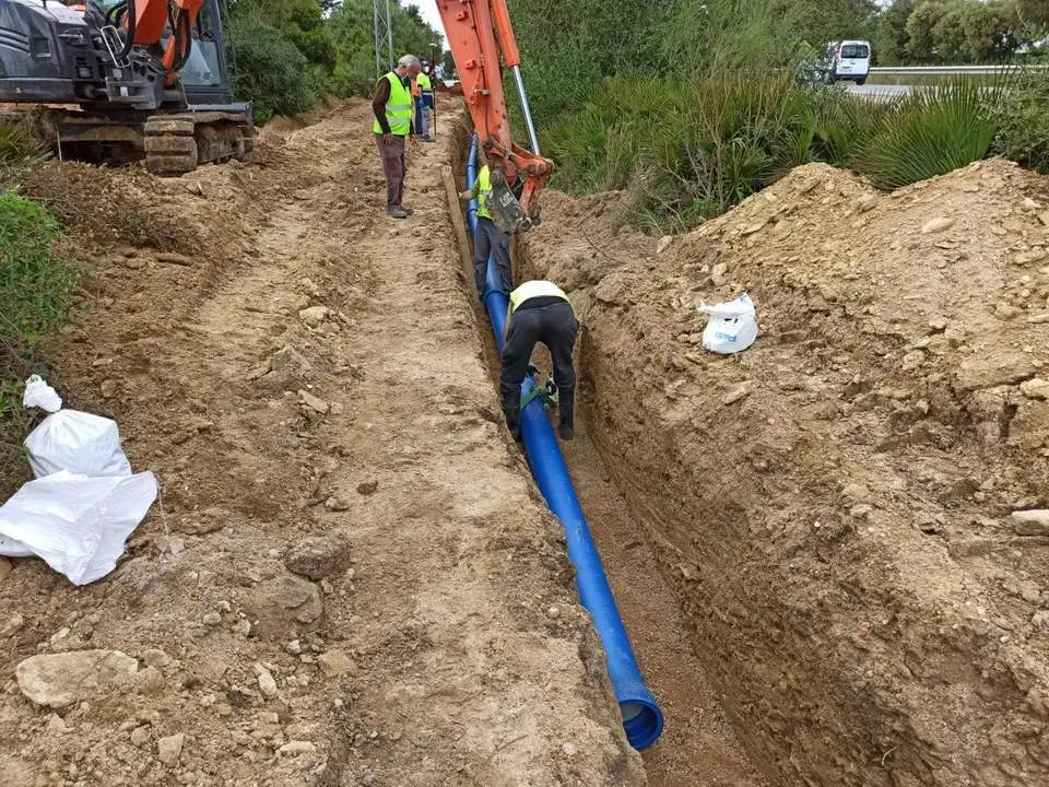 Una de las obras en marcha este a&ntilde;o por el Consorcio de Aguas - CAZG