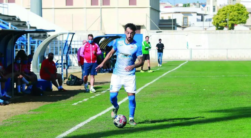 &Aacute;ngel, durante un encuentro del Xerez CD - xerezclubdeportivo.es
