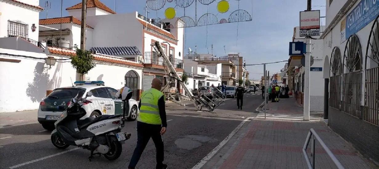 Accidente laboral en Tocina. - 112