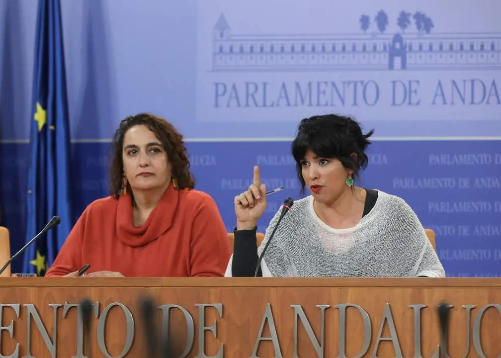 Teresa Rodr&iacute;guez y &Aacute;ngela Aguilera. - EP