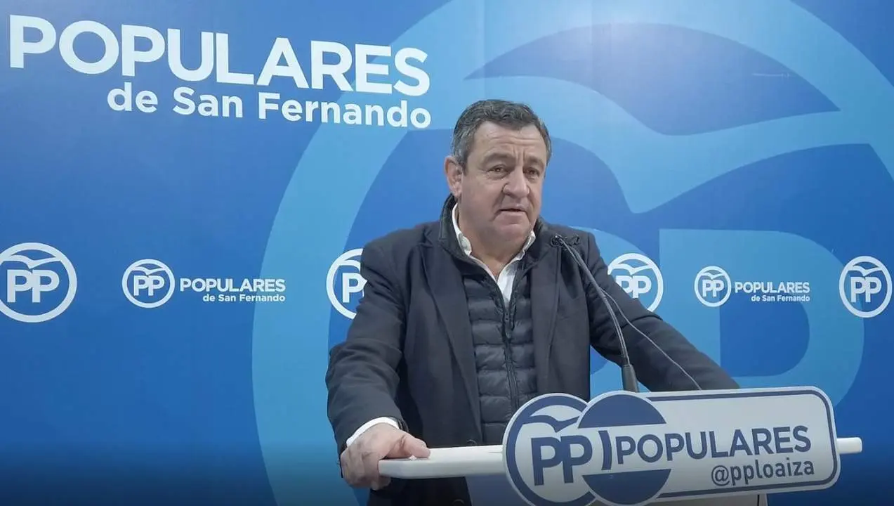 Jos&eacute; Loaiza, presidente del PP de San Fernando. - 