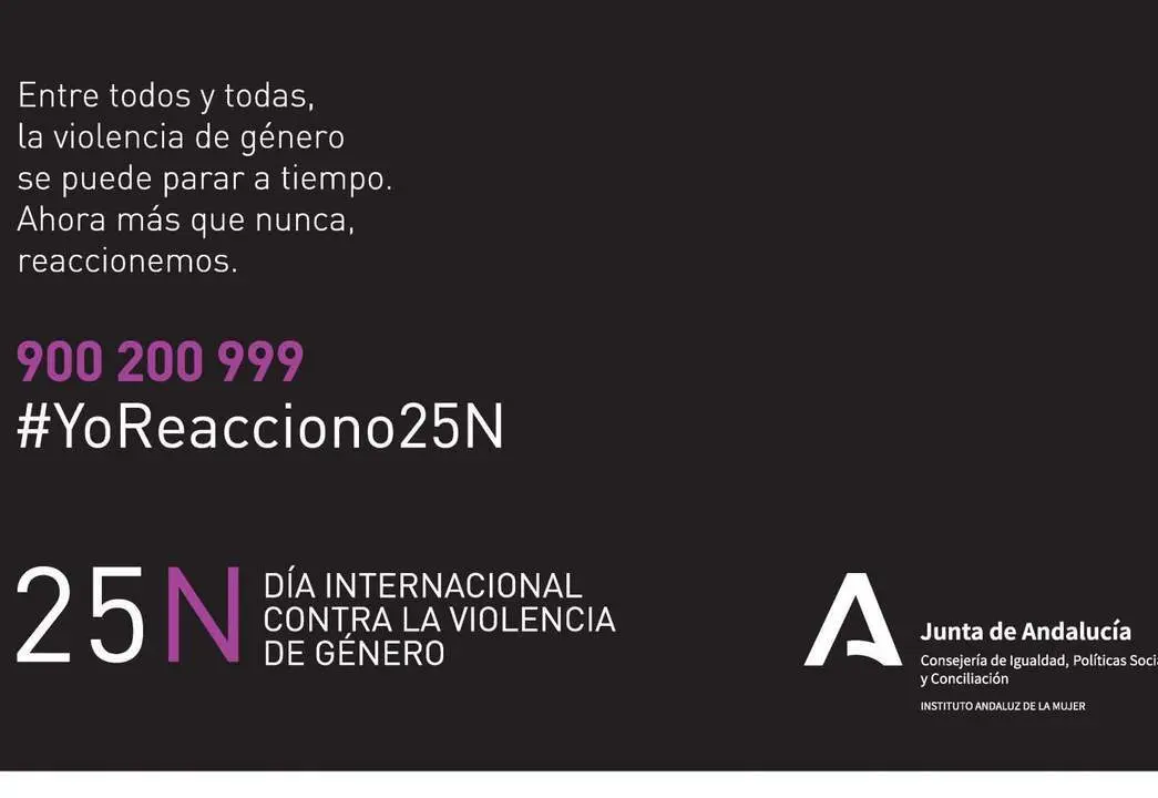Cartel de la campa&ntilde;a del 25N. - IAM