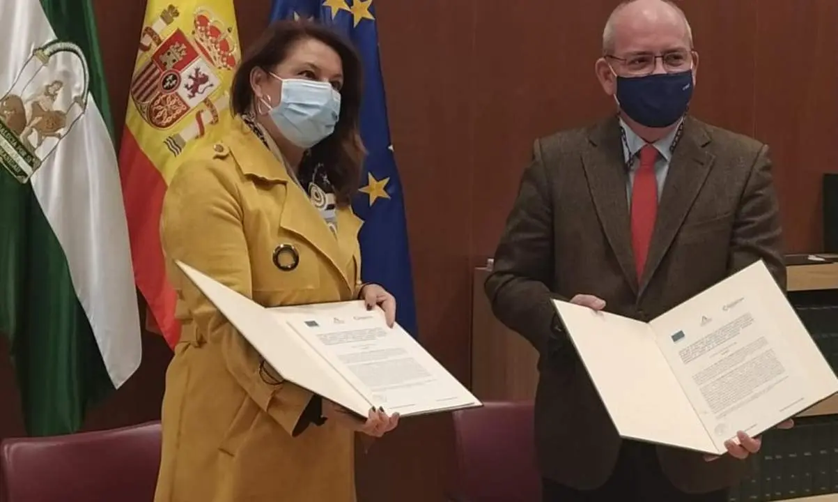 Carmen Crespo y Javier S&aacute;nchez Rojas. - AI