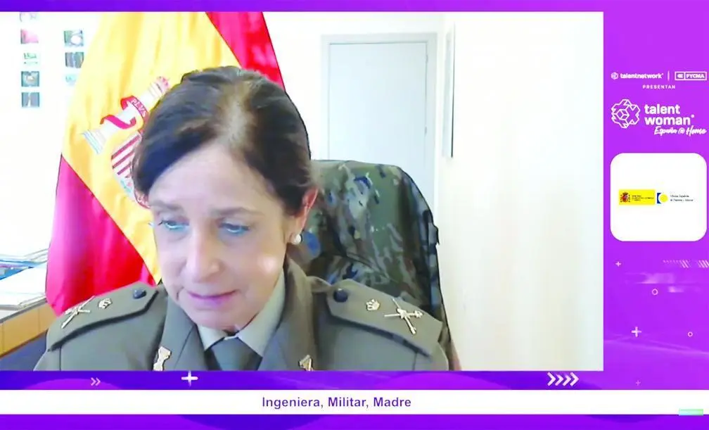 Durante su intervenci&oacute;n telem&aacute;tica. - Talent Women
