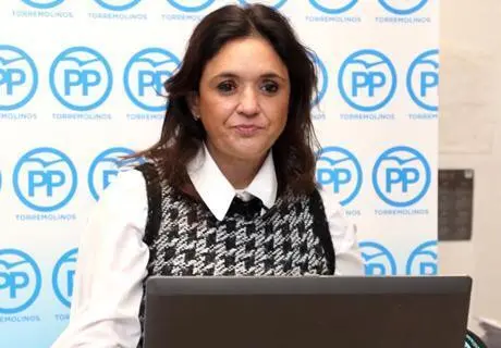 Margarita del Cid, portavoz del PP en Torremolinos, en una rueda de prensa. - PP Torremolinos