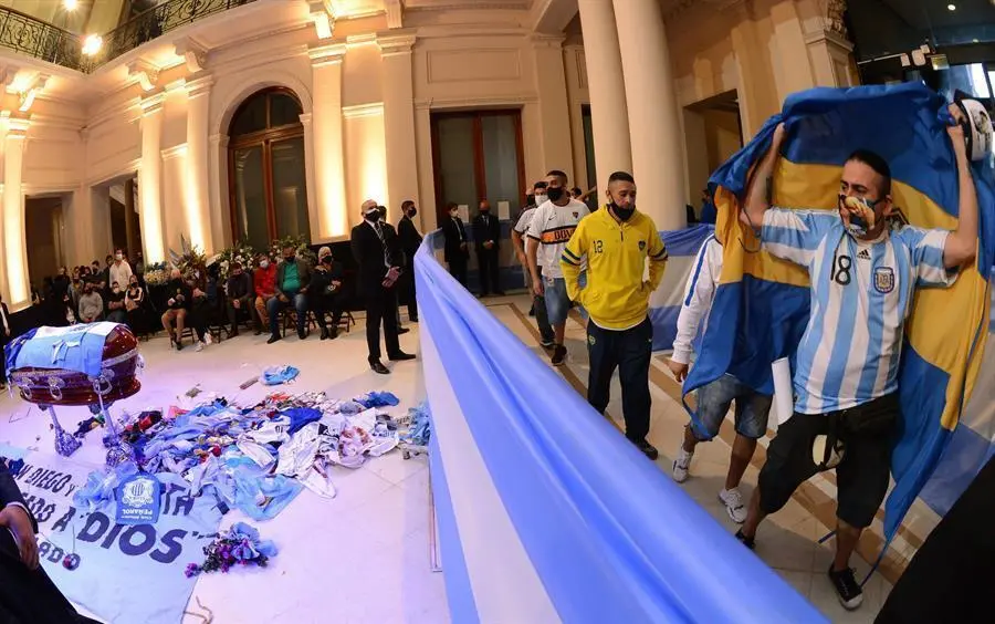 Despedida de Maradona. - EFE