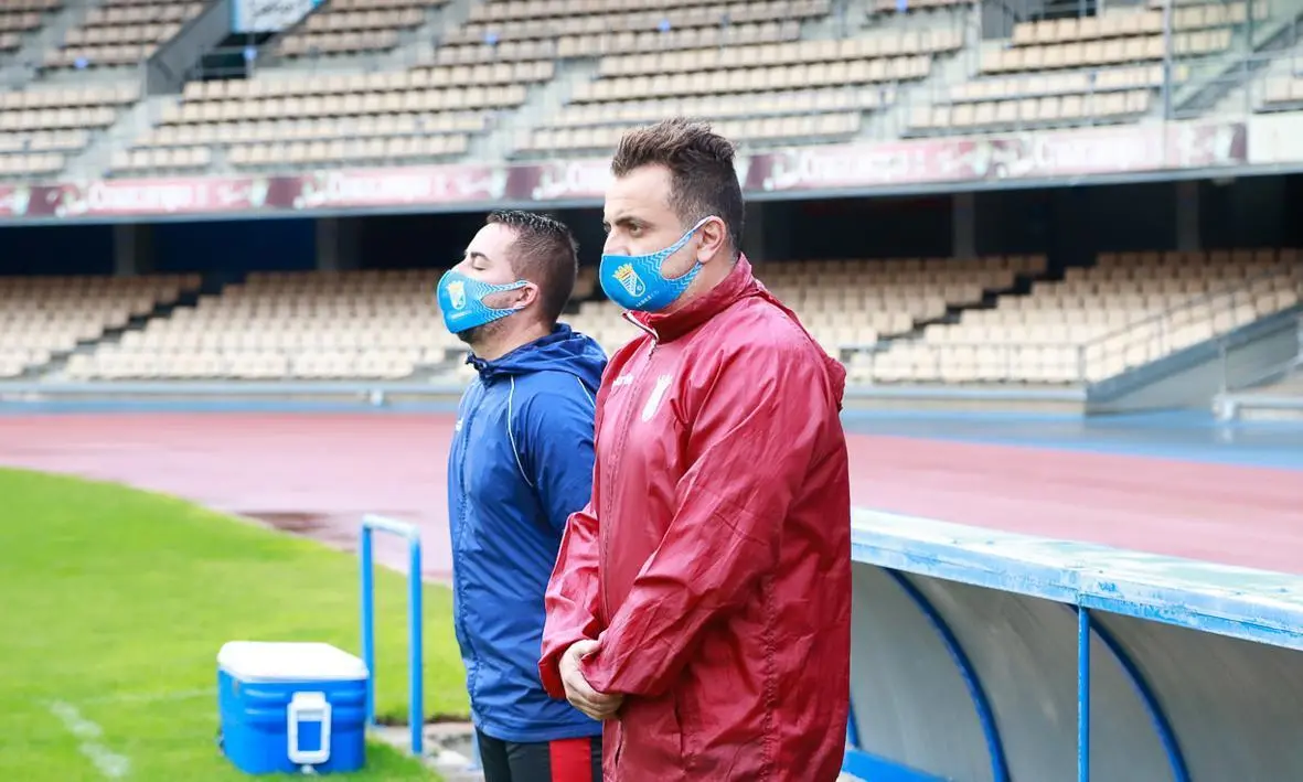 Joaqu&iacute;n Poveda, durante el partido del pasado domingo. - Cristo Garc&iacute;a
