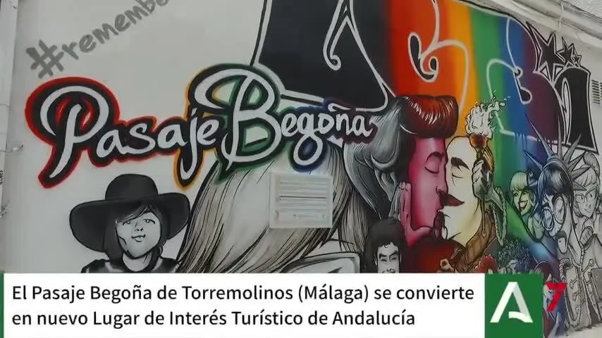 El Pasaje Bego&ntilde;a de Torremolinos, cuna de derechos LGTBI, ya es Lugar de Inter&eacute;s Tur&iacute;stico