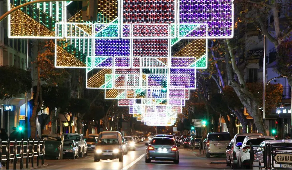 Alumbrado navide&ntilde;o.  - MAP