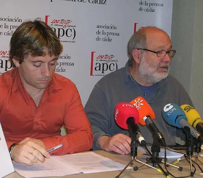 Diego Boza y Rafael Lara, de la Asociaci&oacute;n Pro Derechos Humanos. - K. R.