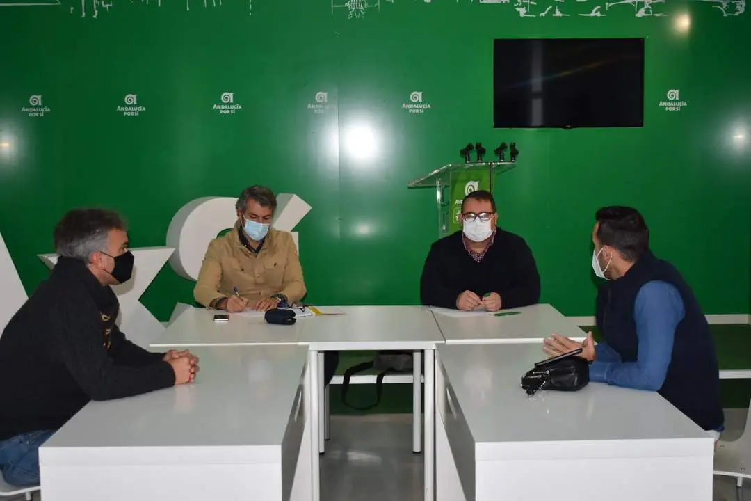 Reuni&oacute;n de los taxistas con AxS&iacute;. - A.I.