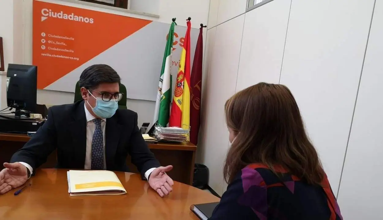&Aacute;lvaro Pimentel, en un momento de la entrevista. - Cedida