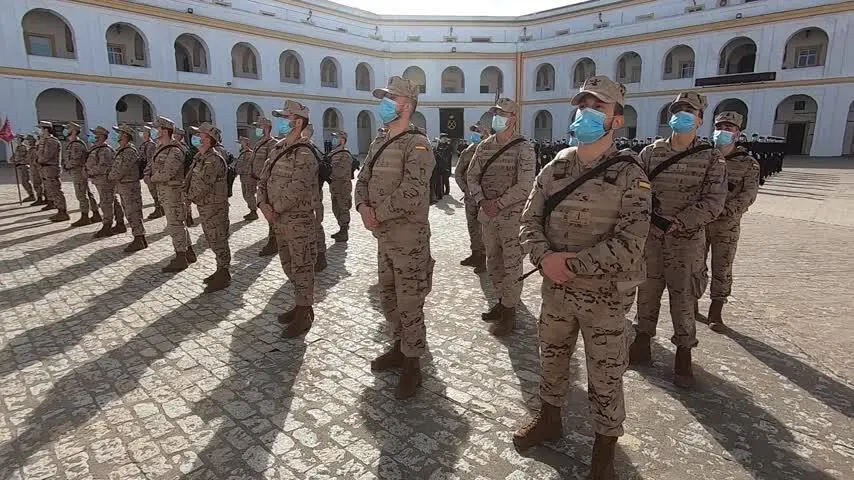 El TEAR recibe a la Fuerza Expedicionaria de Infanter&iacute;a de Marina procedente de Mali