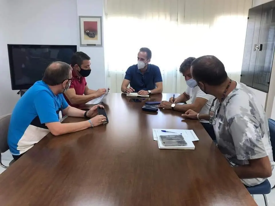 Foto de la reuni&oacute;n preparatoria. - 