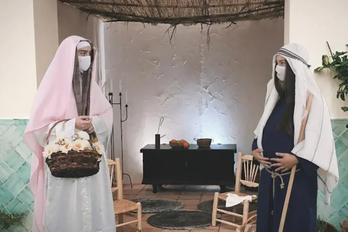 Un bel&eacute;n virtual con todo su mensjae. - Diocesis de M&aacute;laga