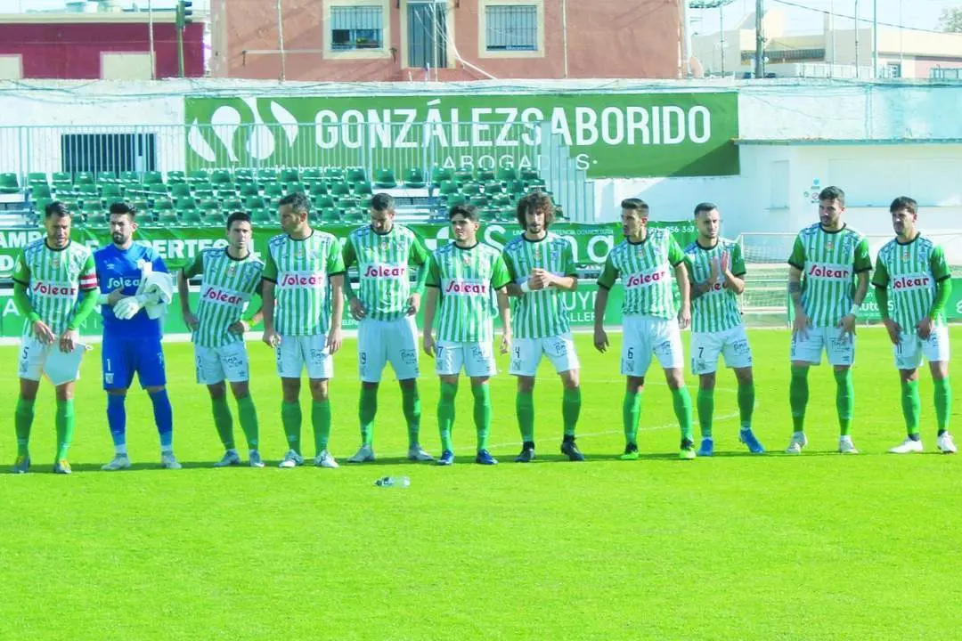Once inicial de Atl&eacute;tico Sanluque&ntilde;o antes de enfrentarse al Tamaraceite - Ra&uacute;l J. Bustillos