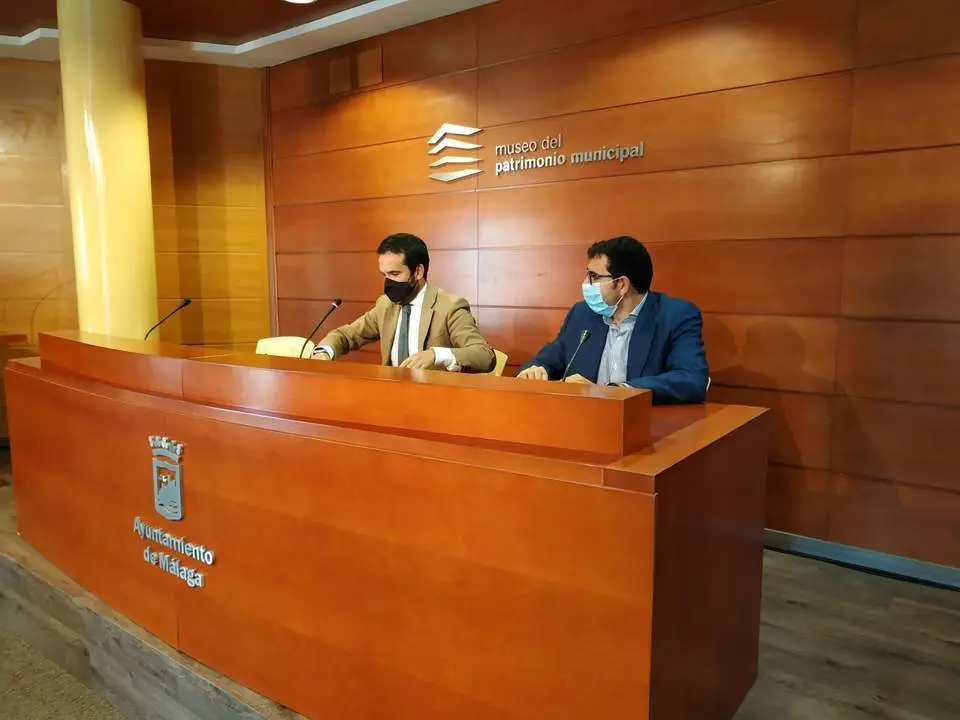 Jacobo Florido, concejal de Recursos Humanos y Calidad del Ayuntamiento de M&aacute;laga, en rueda de prensa. - AYTO.M&Aacute;LAGA