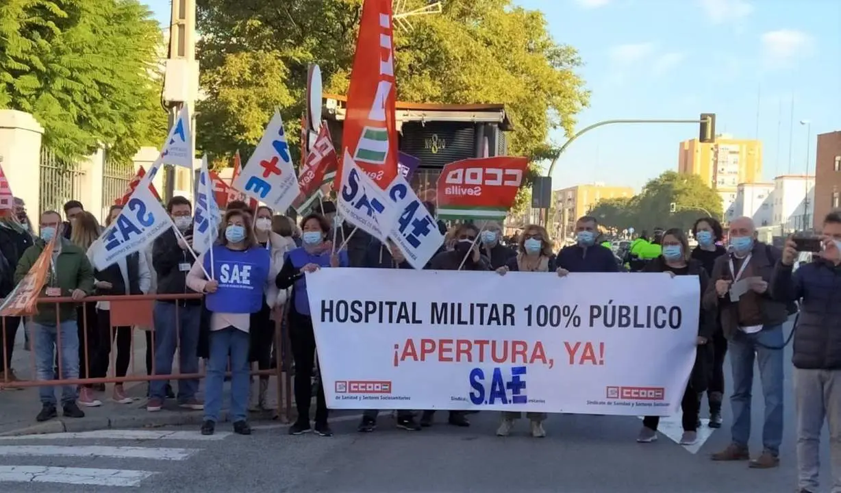La protesta. - CCOO