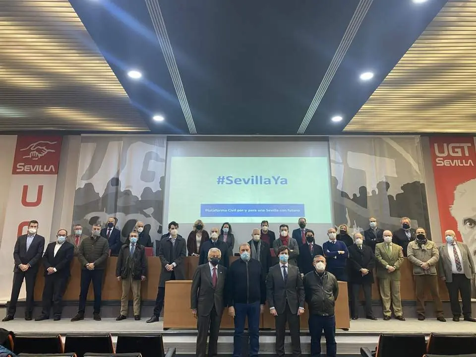 Reuni&oacute;n de la plataforma SevillaYA. - SEVILLAYA