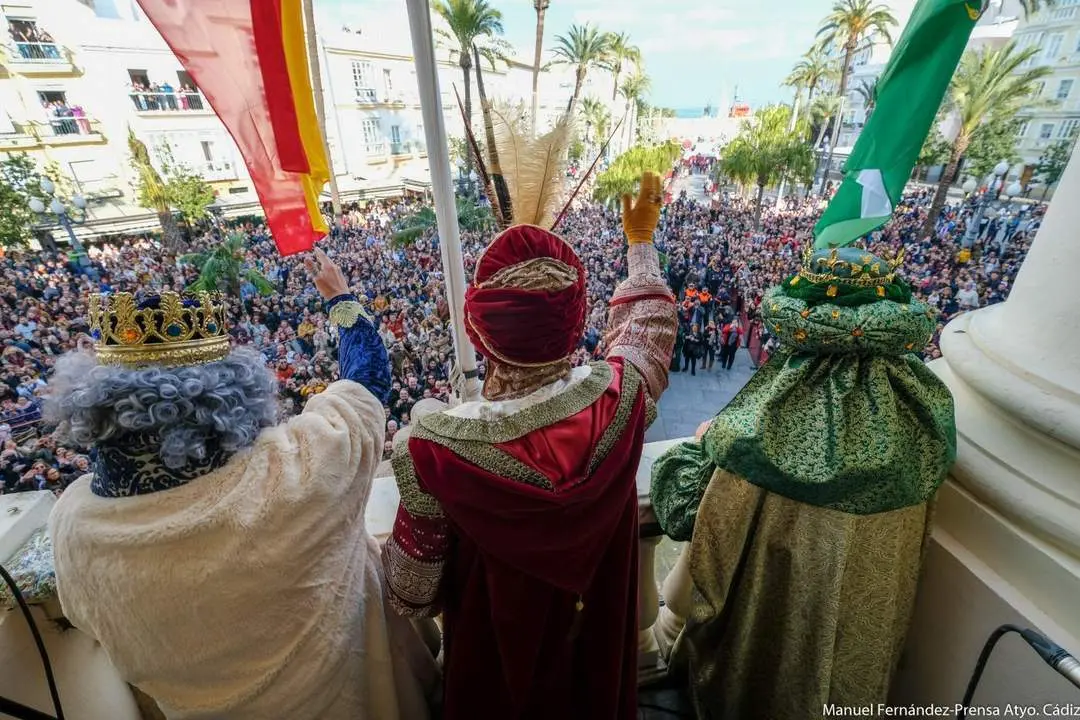 Visitas de los Reyes Magos en C&aacute;diz el pasado 5 de enero.  - Ayuntamiento de C&aacute;diz